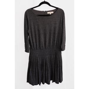 Ann Taylor LOFT Long Sleeve Dress Dark Gray size 8